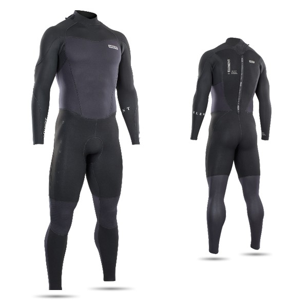 ION WETSUIT ELEMENT SEMIDRY 5/4 DL BACK ZIP 2021