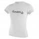 Lycra O'Neill Wms Basic Skins S/S Sun Shirt  white