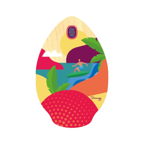 Skimboard Hanauna Yellow/Orange 30''